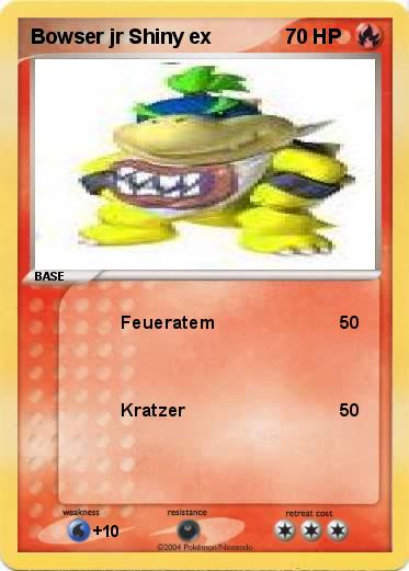 Pokemon Bowser jr Shiny ex