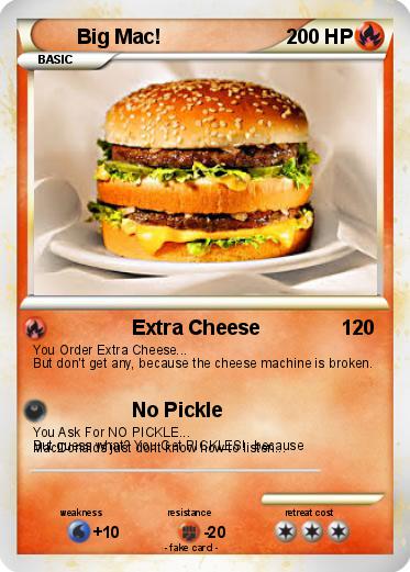 Pokemon Big Mac!
