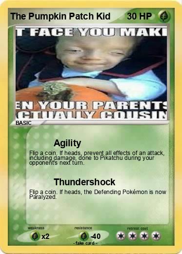 Pokemon The Pumpkin Patch Kid
