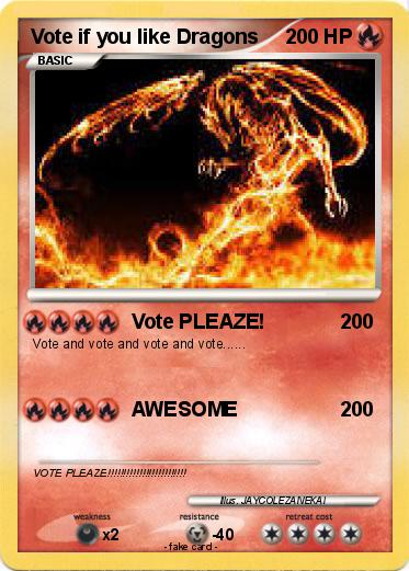 Pokemon Vote if you like Dragons