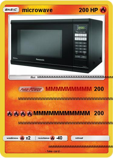 Pokemon microwave