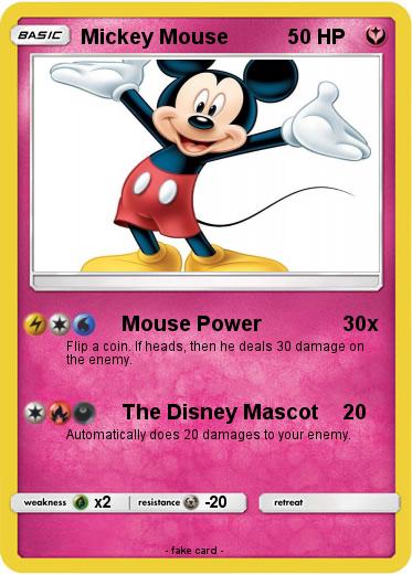 Pokemon Mickey Mouse