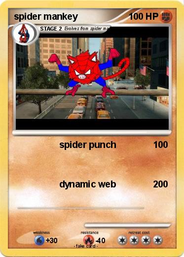 Pokemon spider mankey