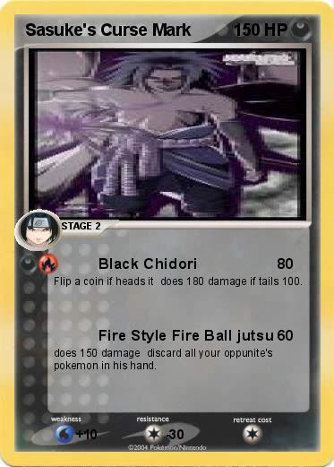 Pokemon Sasuke's Curse Mark
