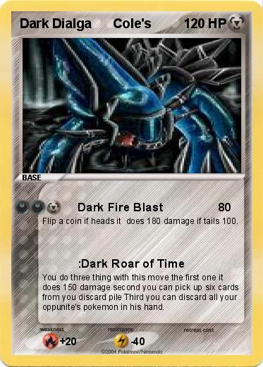 Pokemon Dark Dialga      Cole's