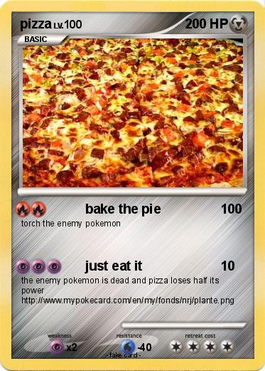 Pokemon pizza