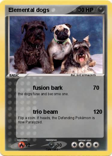 Pokemon Elemental dogs