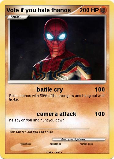 Pokemon Vote if you hate thanos