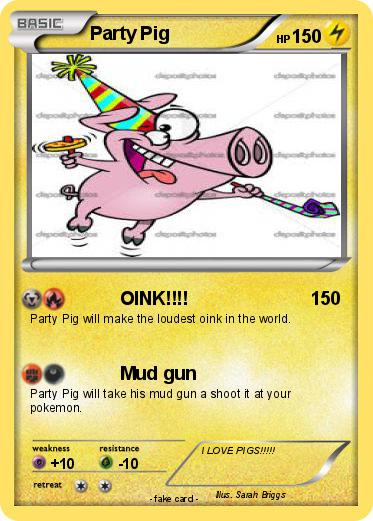 Pokemon Party Pig