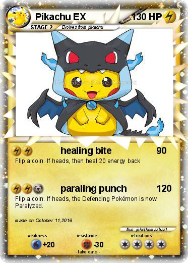 Pokemon Pikachu EX