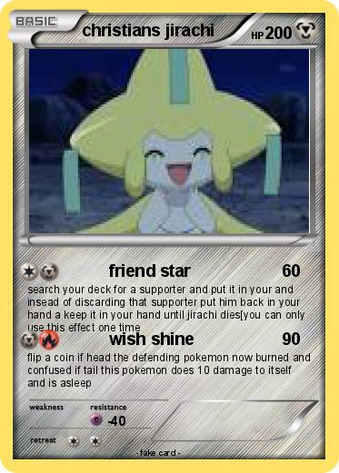 Pokemon christians jirachi