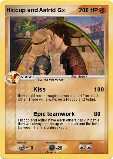 Pokemon Hiccup and Astrid Gx