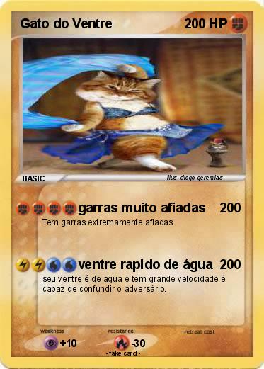 Pokemon Gato do Ventre