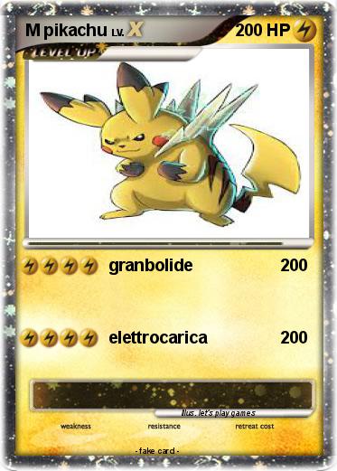 Pokemon M pikachu