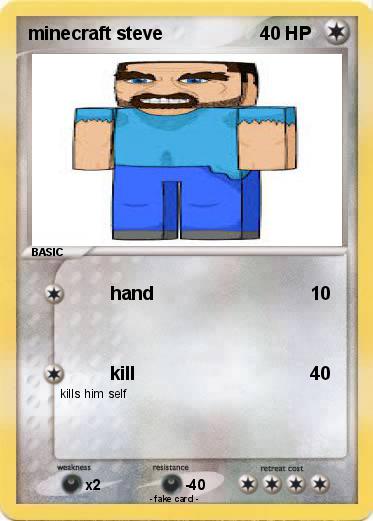 Pokemon minecraft steve