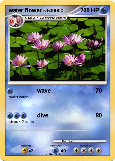 Pokemon water flower