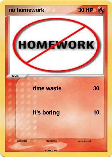 Pokemon no homework