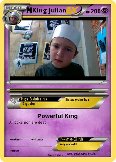 Pokemon King Julian