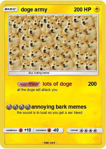 Pokemon doge army