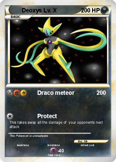 Pokemon Deoxys Lv. X