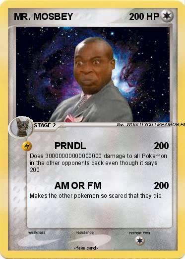 Pokemon MR. MOSBEY
