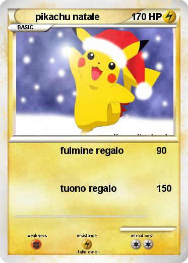 Pokemon pikachu natale