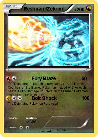 Pokemon Reshiram/Zekrom