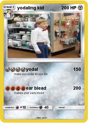 Pokemon yodaling kid