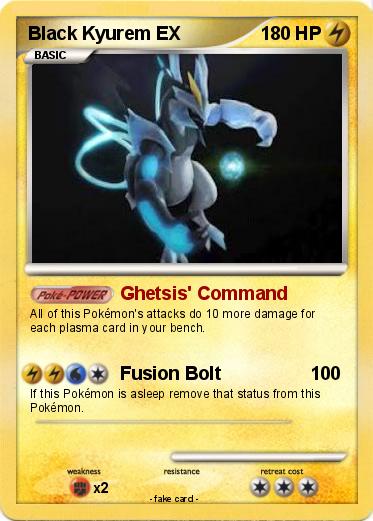 Pokemon Black Kyurem EX