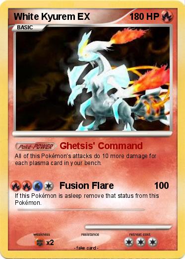 Pokemon White Kyurem EX