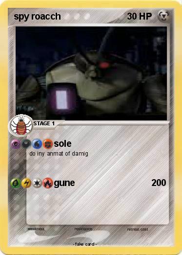Pokemon spy roacch