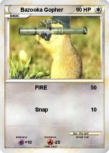 Pokemon Bazooka Gopher