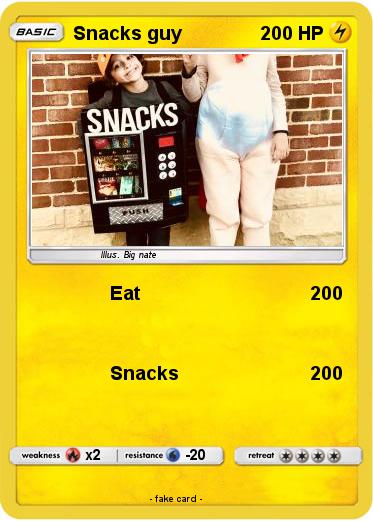 Pokemon Snacks guy Pokemon Snacks guy