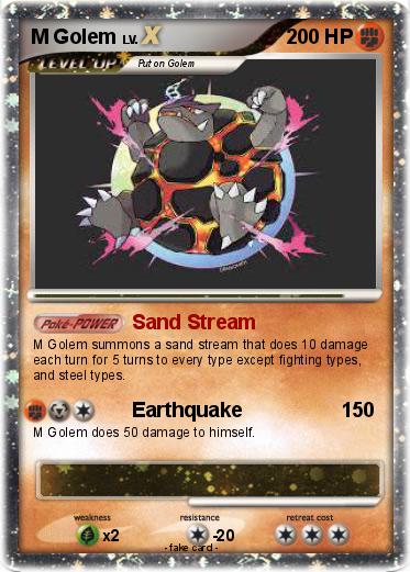 Pokemon M Golem