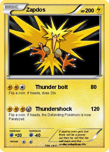 Pokemon Zapdos