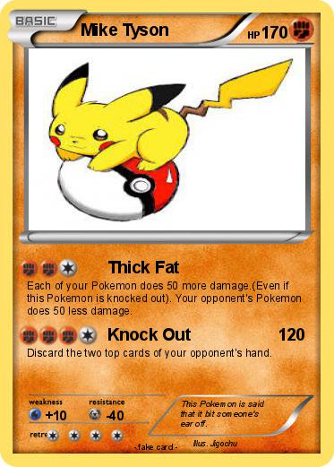 Pokemon Mike Tyson