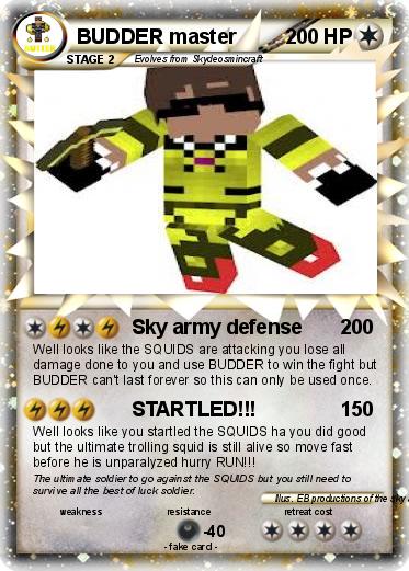 Pokemon BUDDER master