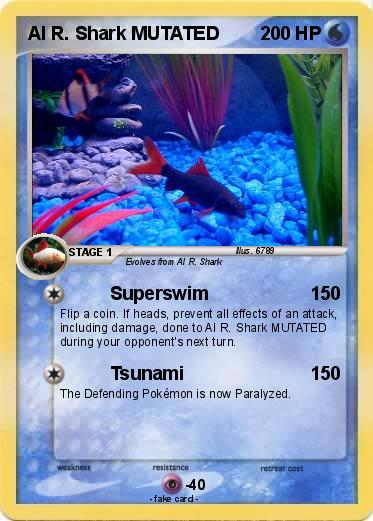Pokemon Al R. Shark MUTATED