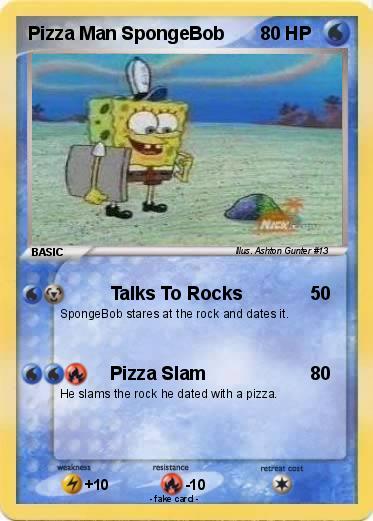 Pokemon Pizza Man SpongeBob