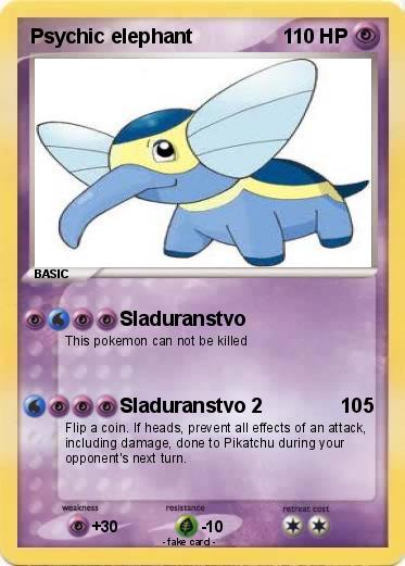 Pokemon Psychic elephant