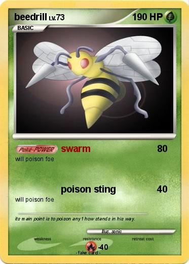 Pokemon beedrill