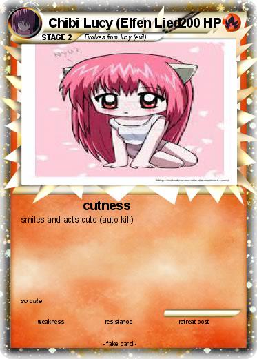 Pokemon Chibi Lucy (Elfen Lied
