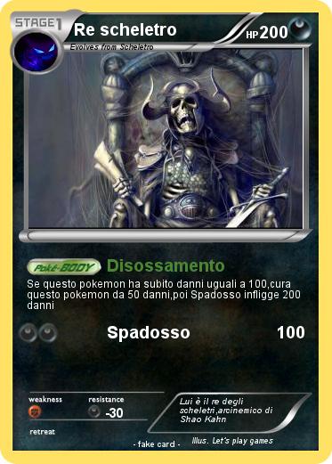 Pokemon Re scheletro