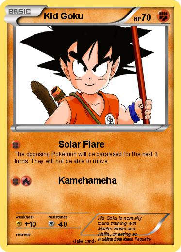Pokemon Kid Goku