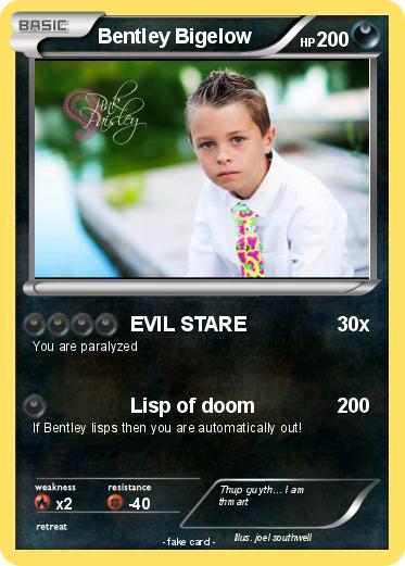 Pokemon Bentley Bigelow