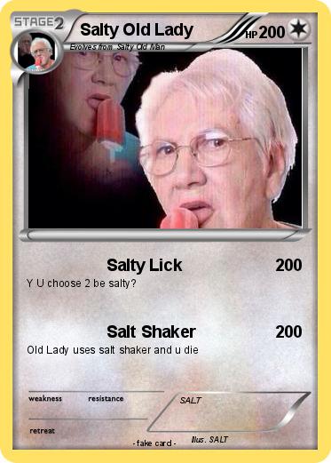 Pokemon Salty Old Lady