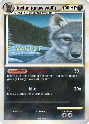Pokemon faolan (gnaw wolf )
