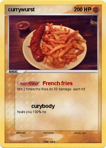 Pokemon currywurst