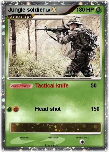 Pokemon Jungle soldier