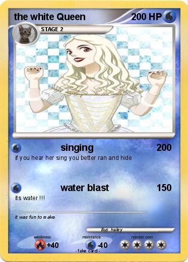Pokemon the white Queen